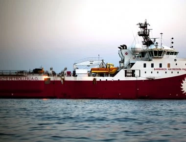 Δυτικά της Πάφου κινείται το τουρκικό «ερευνητικό» σκάφος Barbaros